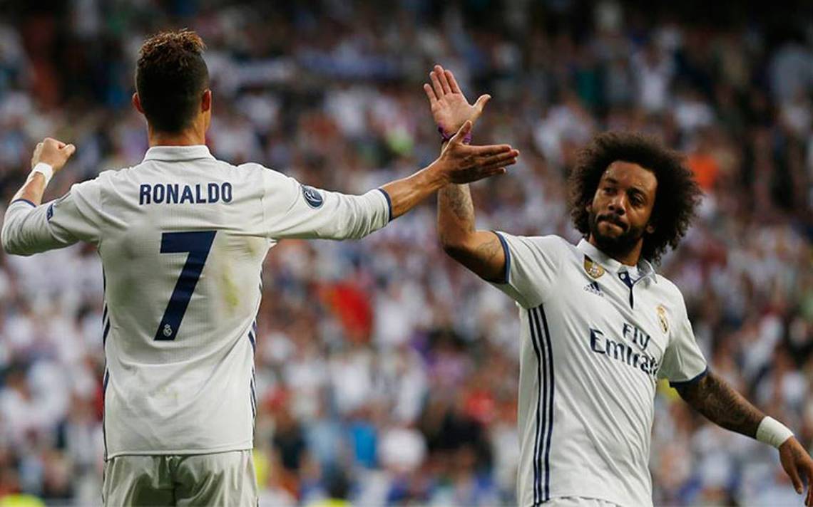 Marcelo y Cristiano Ronaldo