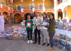 Voluntariado del Congreso entrega productos alimenticios reunidos en la carrera “Por Amor al Prójimo”